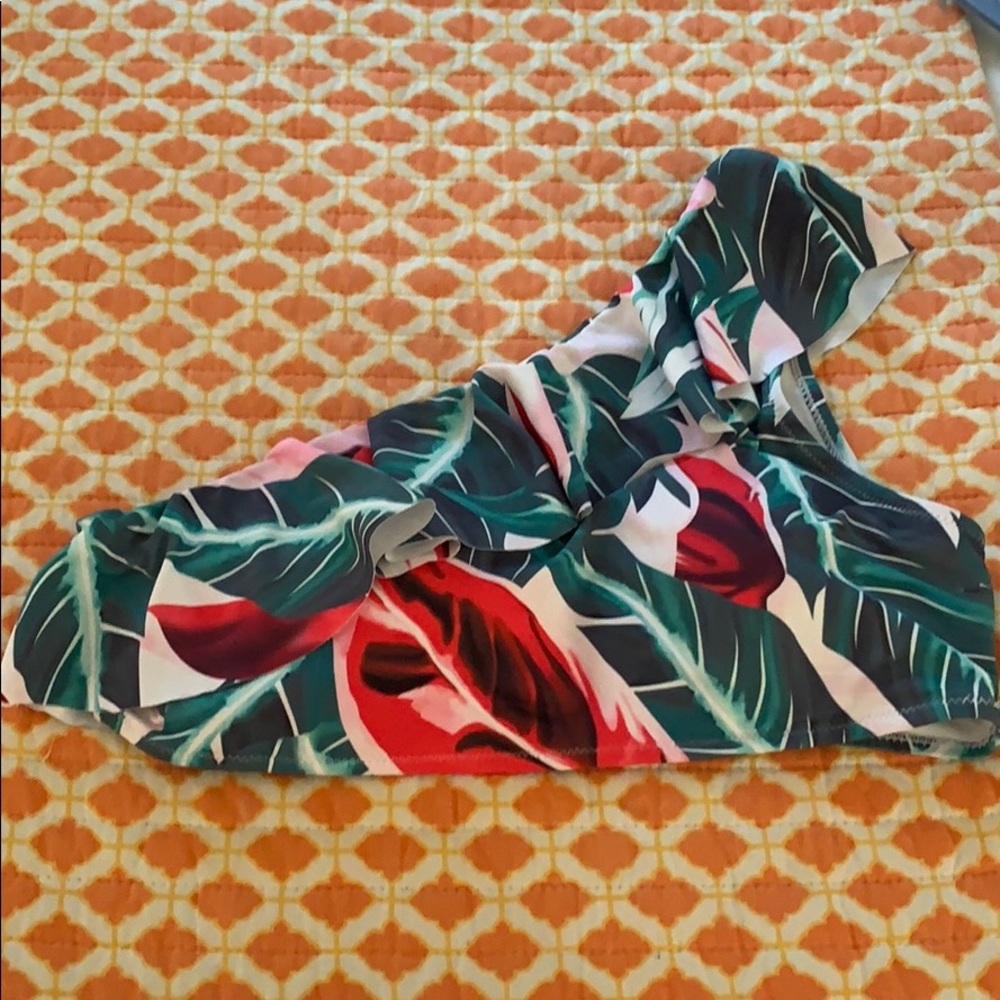 One shoulder bikini top